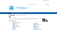 Desktop Screenshot of listbooks.org